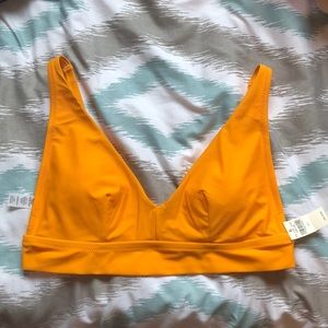🌞NWT Aerie Yellow Bikini Top